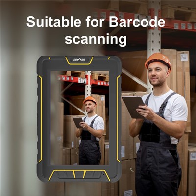 Máy tính bảng chắc chắn với máy quét mã vạch 2D